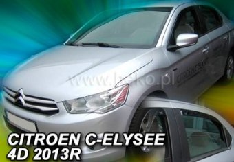 Paravanturi auto Citroen C-Elysee, 2013--2019 Set fata si spate - 4 buc.