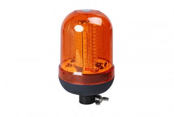 Girofar auto Automax 12V/24V orange cu 100 Leduri 18x11cm , fixare cu conector 
