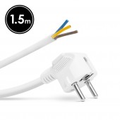 Cablu de retea montabil, de 1,5 metri - 3 x 1,5 mm² - alb