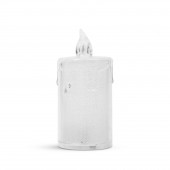 Decor lumanare LED - 7,5 x 3,6 cm - alb cald - plastic