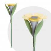Floare solara - 3 culori - 30 x 10 cm - LED alb