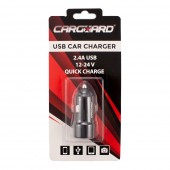 Incarcator auto USB - 2400 mA - carcasa metalica - CARGUARD