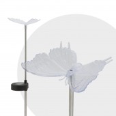 Lampa solara pentru gradina cu LED RGB - model „Fluture”