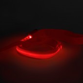 Lesa LED cu baterie - 120 x 2,5 cm - rosie