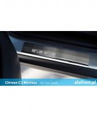 Protectie praguri usi inox Citroen C3 Aircross, fabricatie 2017-prezent 