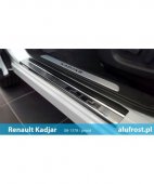 Protectie praguri usi inox Renault Kadjar, fabricatie 2015-prezent 