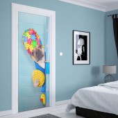 Sticker Autoadeziv pentru decorare usa, 210 x 90 cm, AVX-DOOR-36